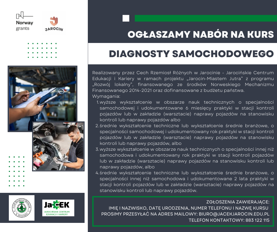 nabór diagnosta samochodowy JaCEK Jarocin