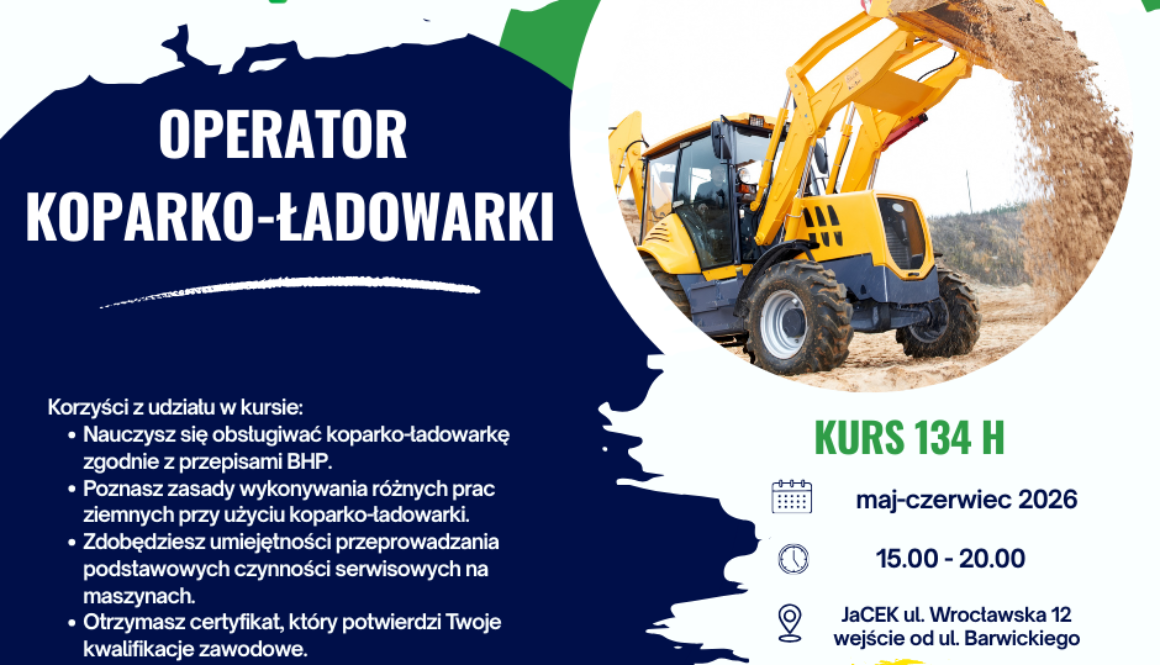 operator koparko-ładowarki