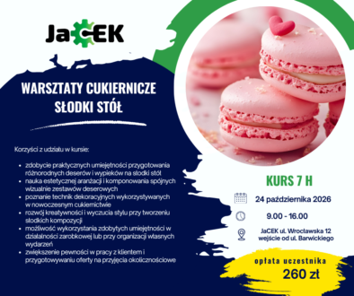 warsztaty cukiernicze