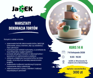 warsztaty dekoracji tortów